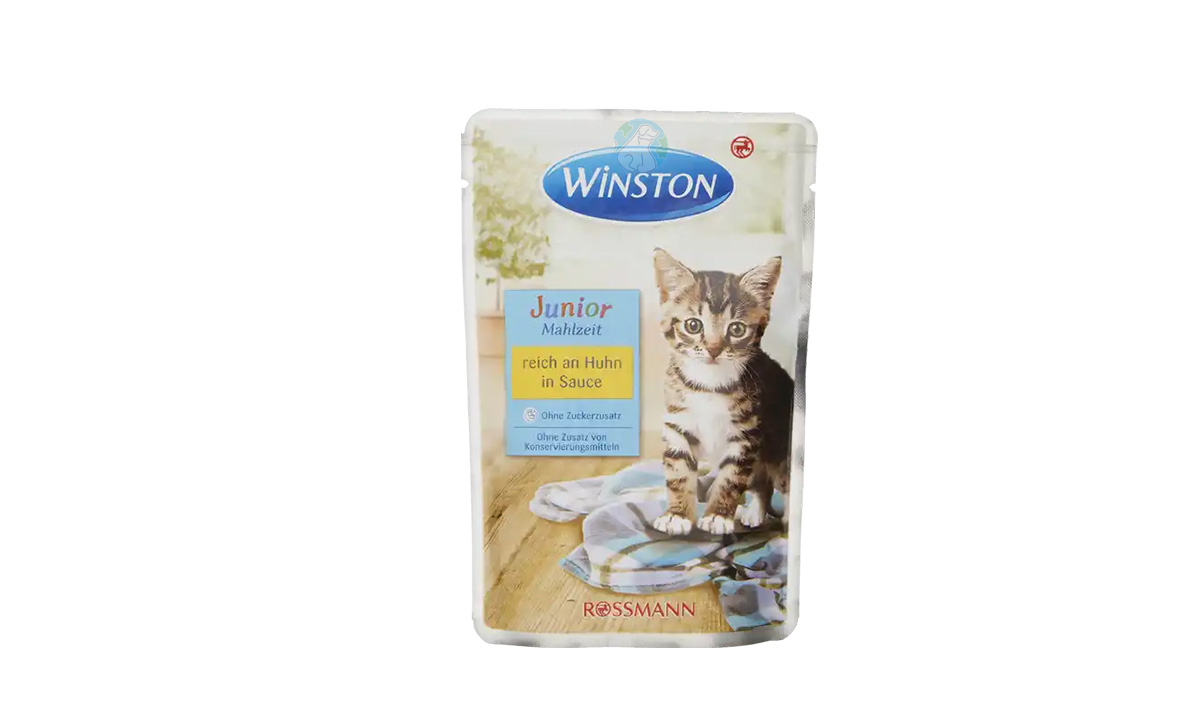 پوچ بچه گربه با طعم مرغ Winston